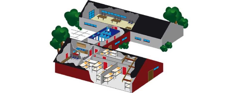 plattegrond grote accomodatie